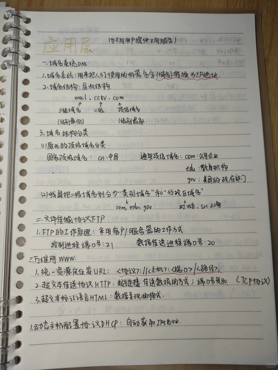 [计算机网络]笔记期末版