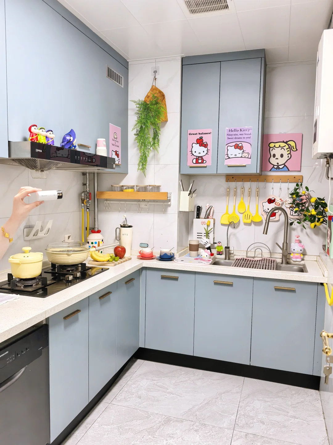 ?Dream Kitchen|好喜欢我的清新蓝小厨房