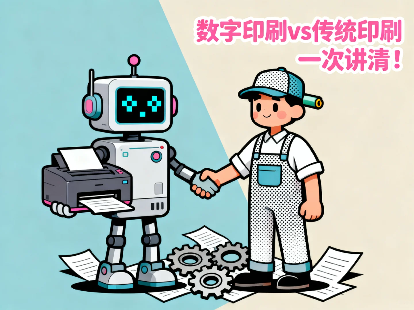 数字印刷vs传统印刷!设计师这么选