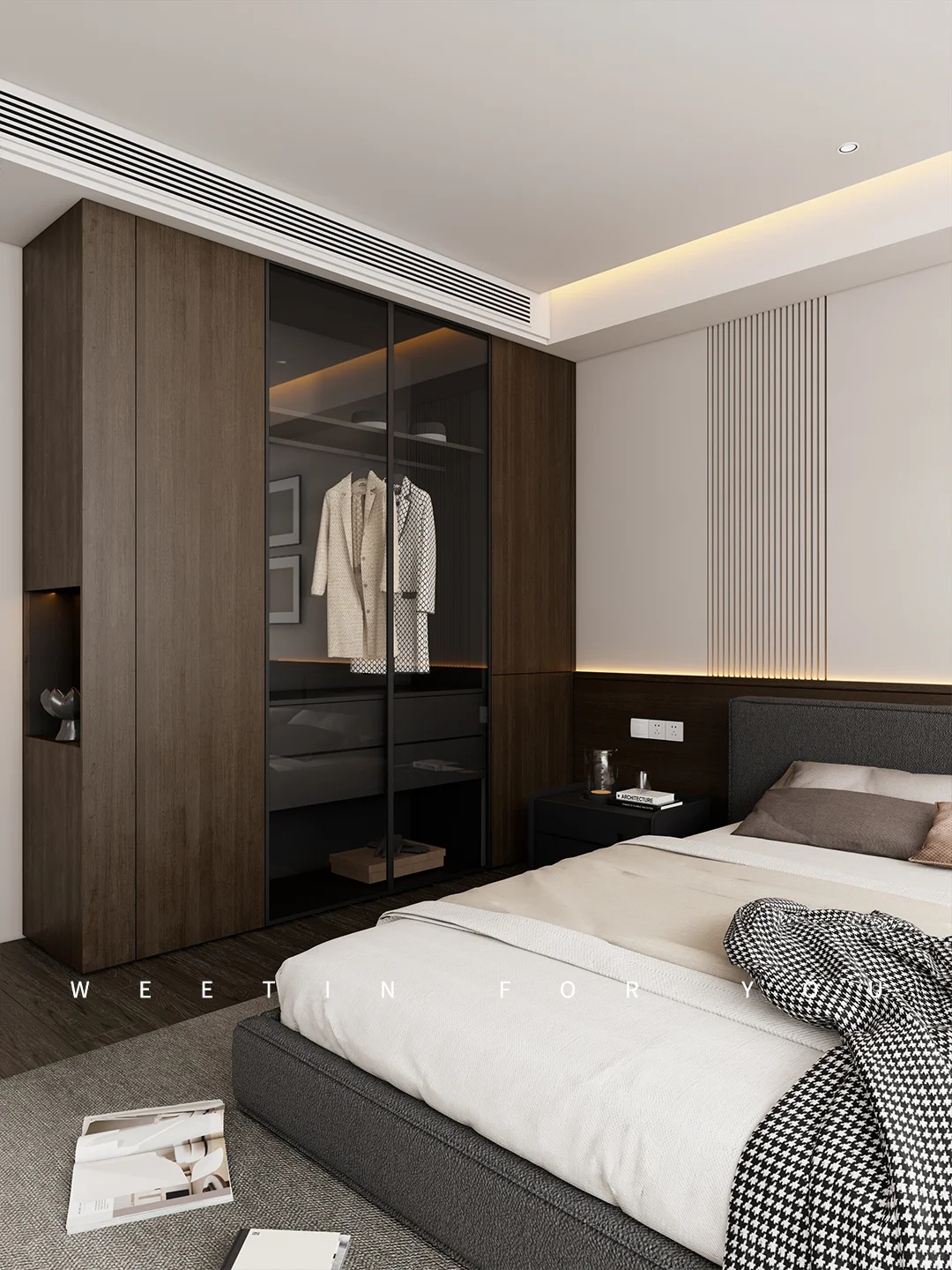 懂了，什么是高级感主卧衣柜！?