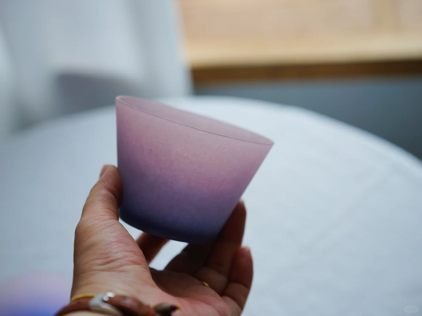 云汀手作|联名款粉烧玻璃猪口杯新颜色