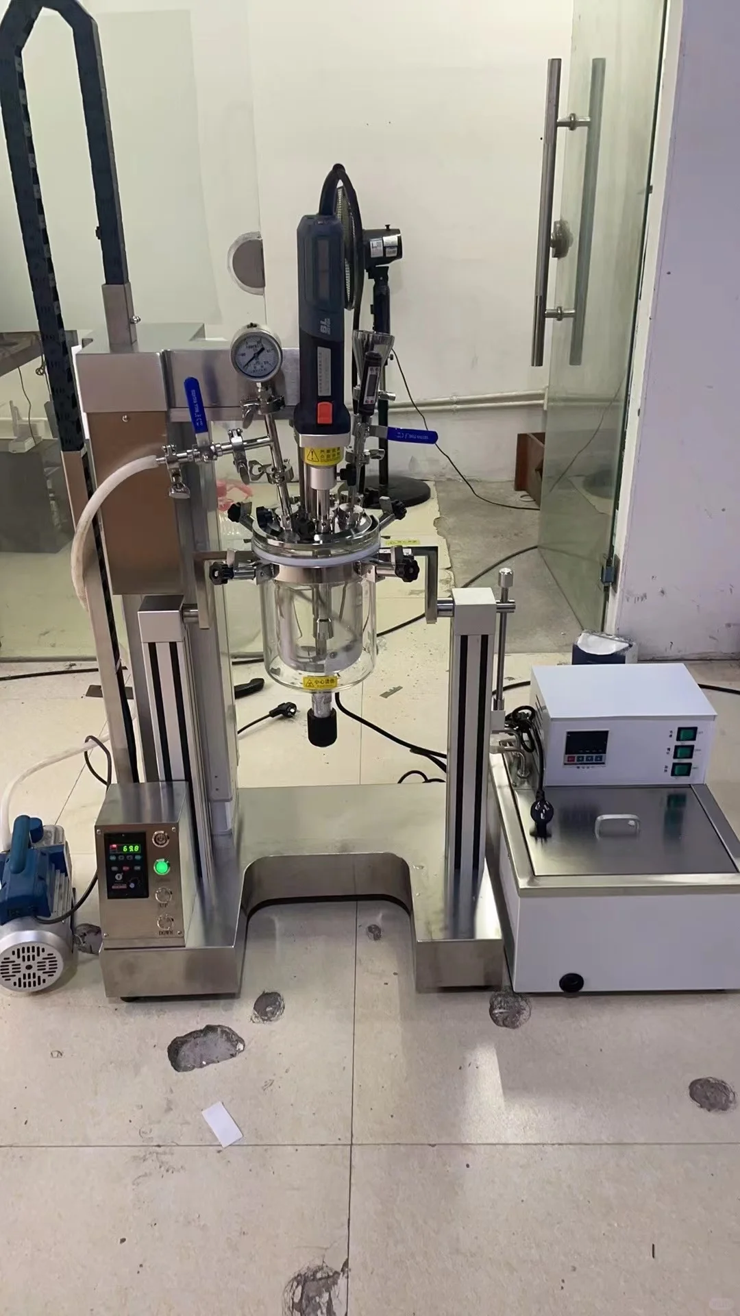 1-10L真空乳化均质釜 带扭矩显示扭矩波形图