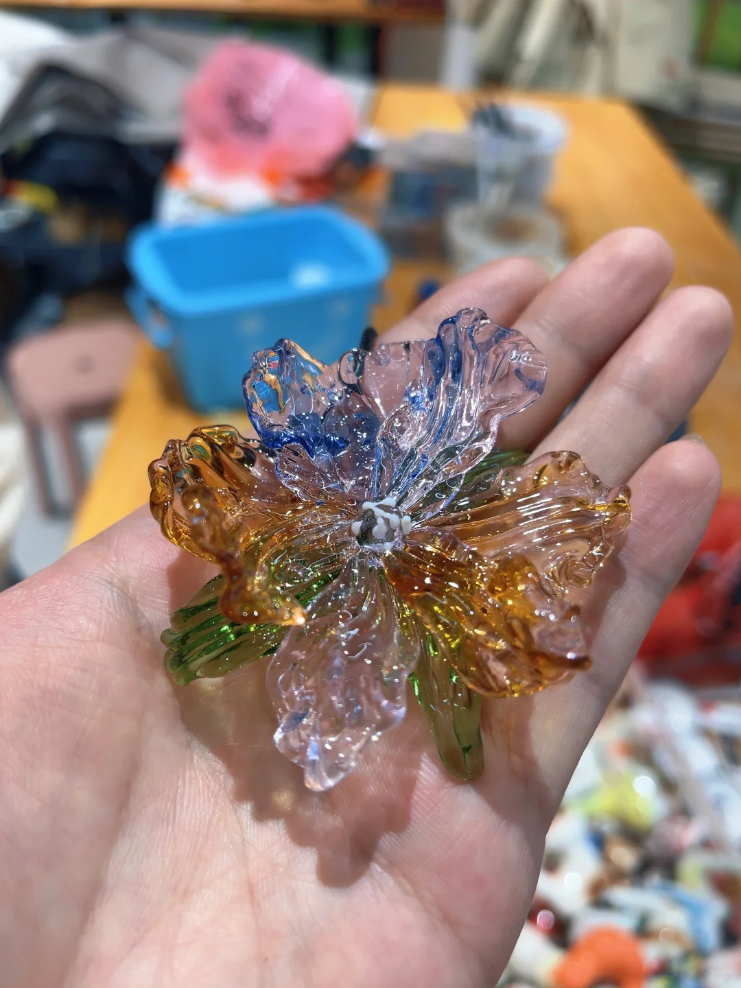 景德镇手作玻璃杯、陶艺DIY玻璃杯