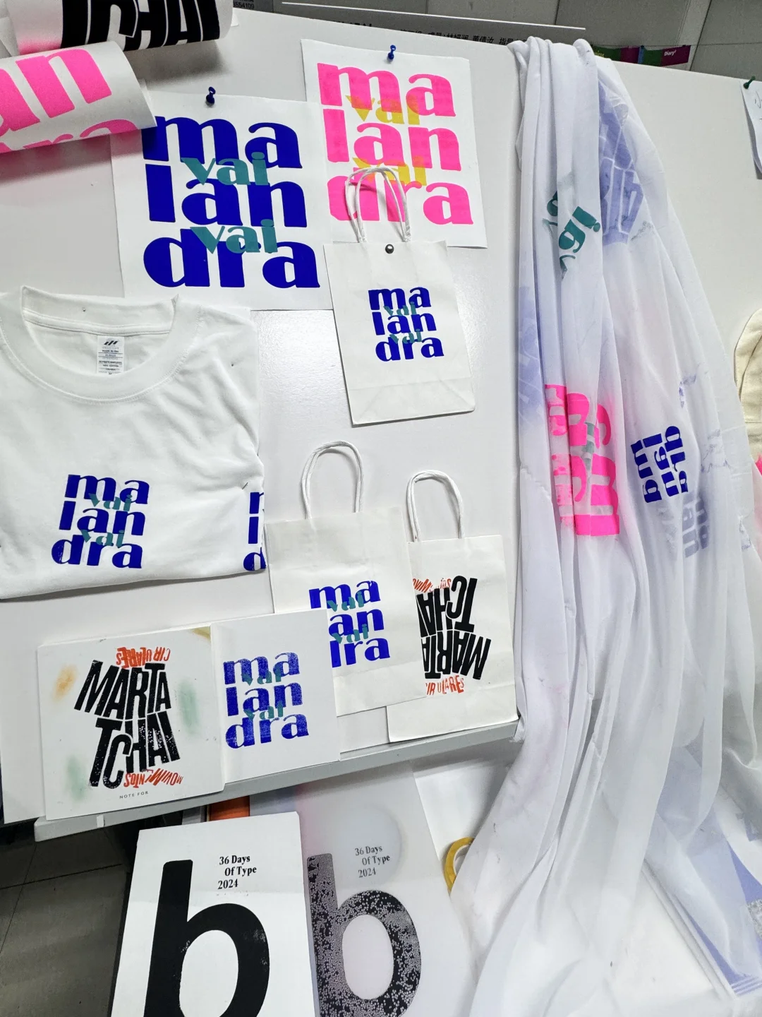 丝网印刷课程作业分享