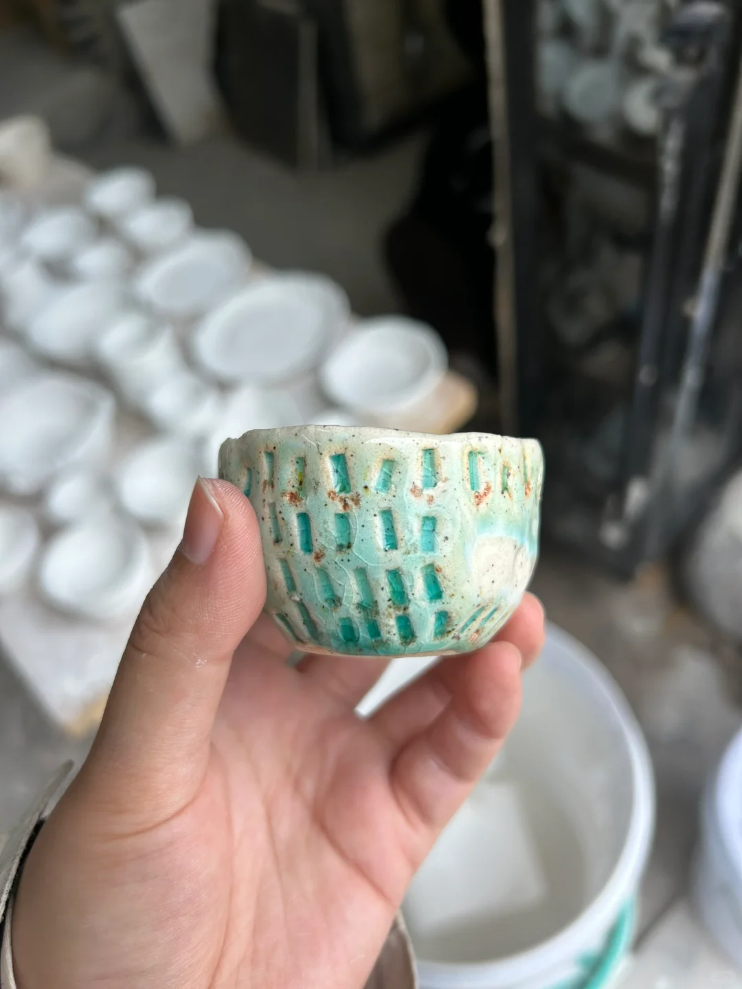 哇！往陶瓷里放的可以不只是玻璃珠