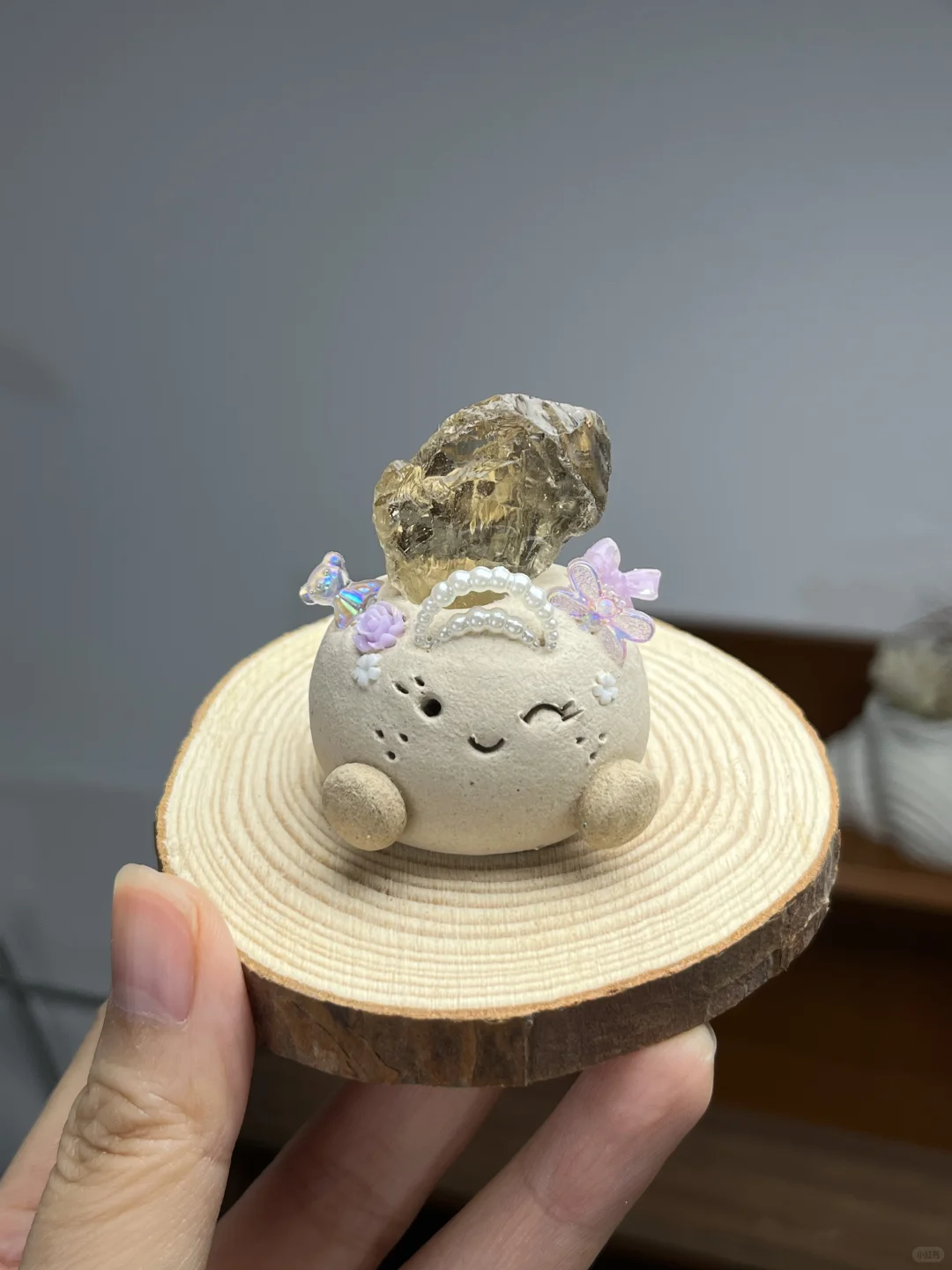 无聊?用石塑粘土做了个小东西