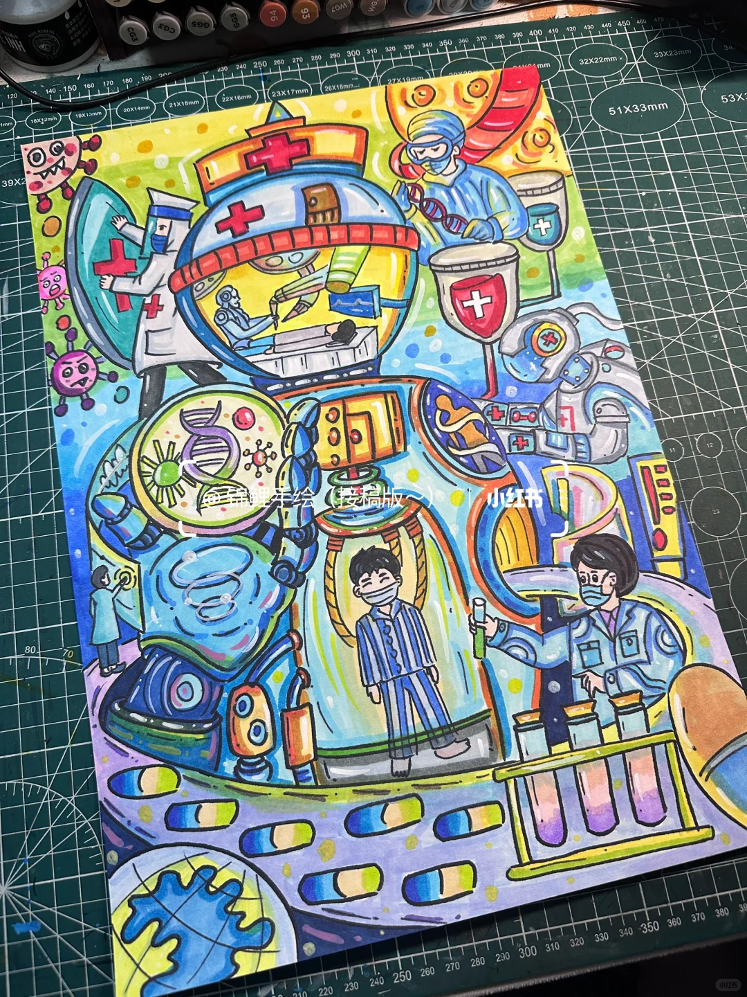 ?【未来太空医疗舱·科幻艺术创作】✨