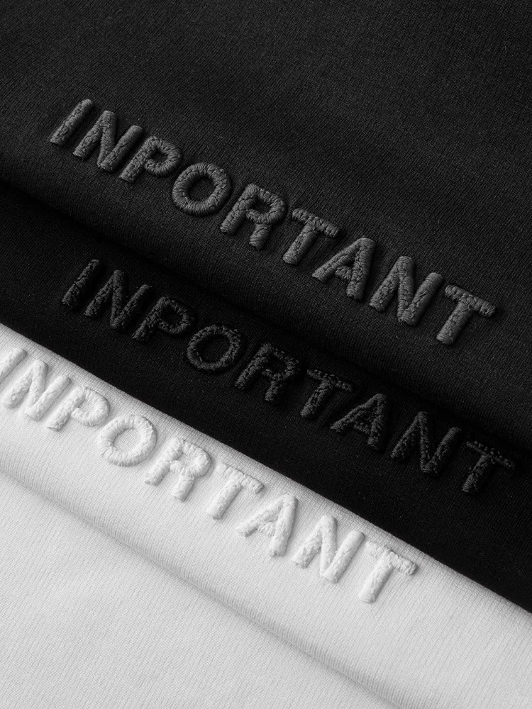 ?具有3D立体效果的服装logo印绣花工艺设计