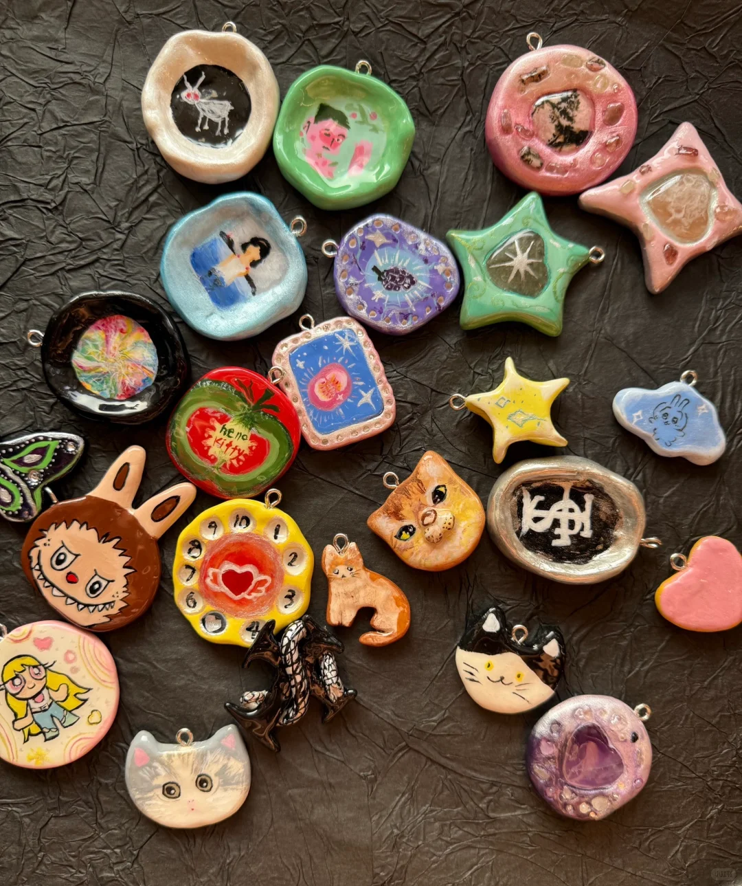 无聊?用石塑粘土做了好多小东西