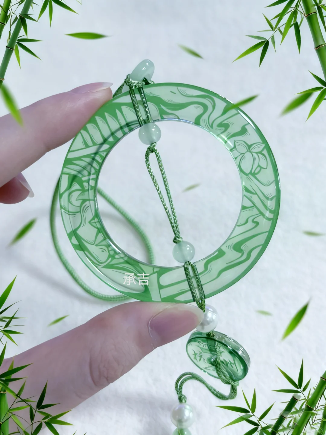 仿真玉佩挂件，这是你们没有见过的工艺吧。