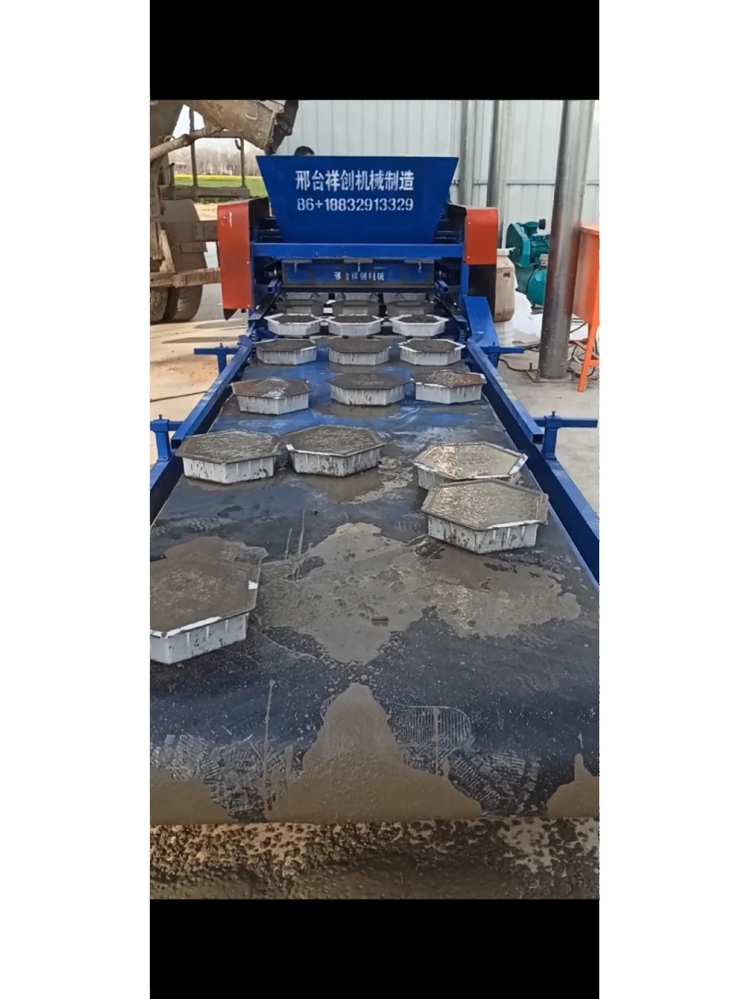 预制构件布料机混凝土小构件做法