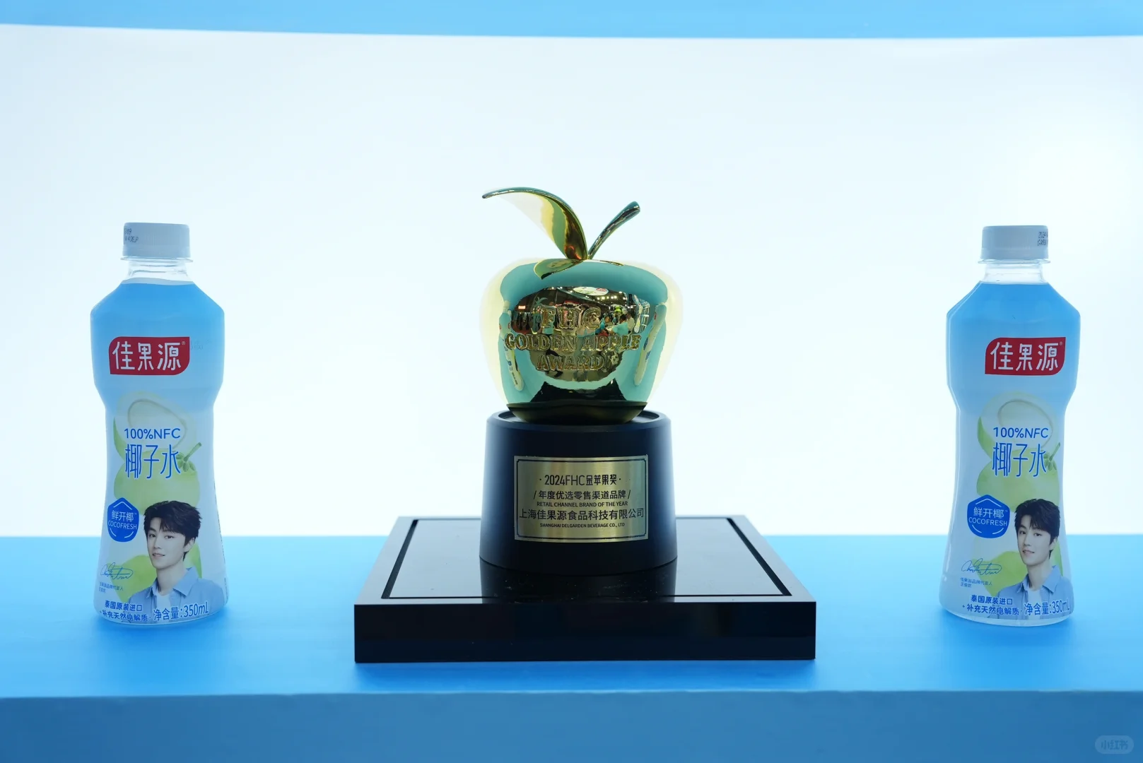 逛展累了吧?来找小佳喝椰子水?