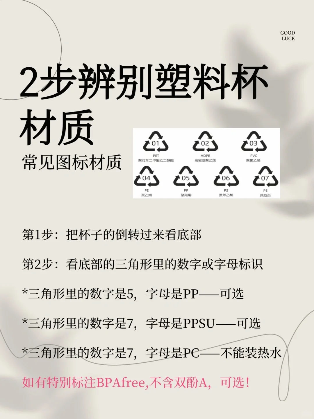 夏天喝水必知‼选错塑料水杯可能会影响健康