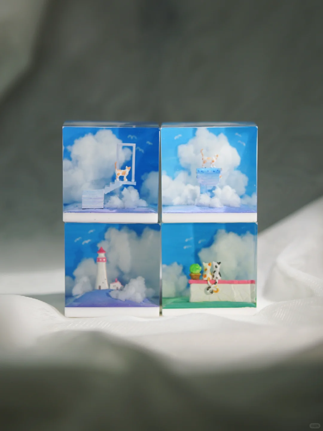 【手作合集】不是AI！好像小猫的门歪了？