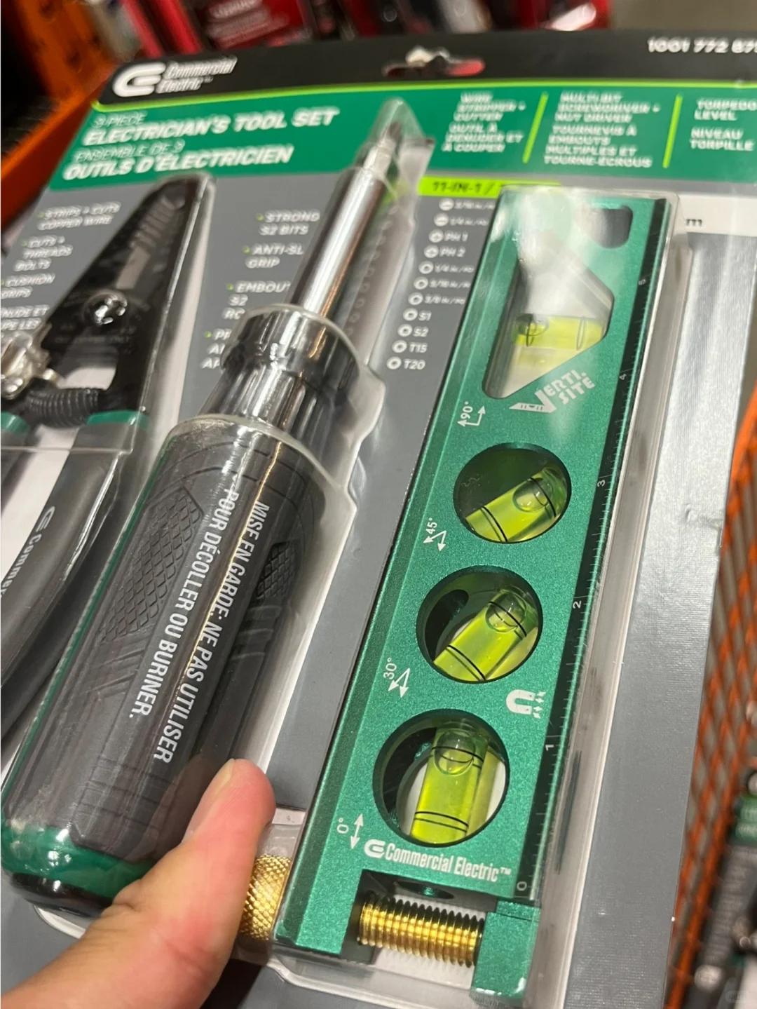 Homedepot电工三件套超低价|铝合金水平尺