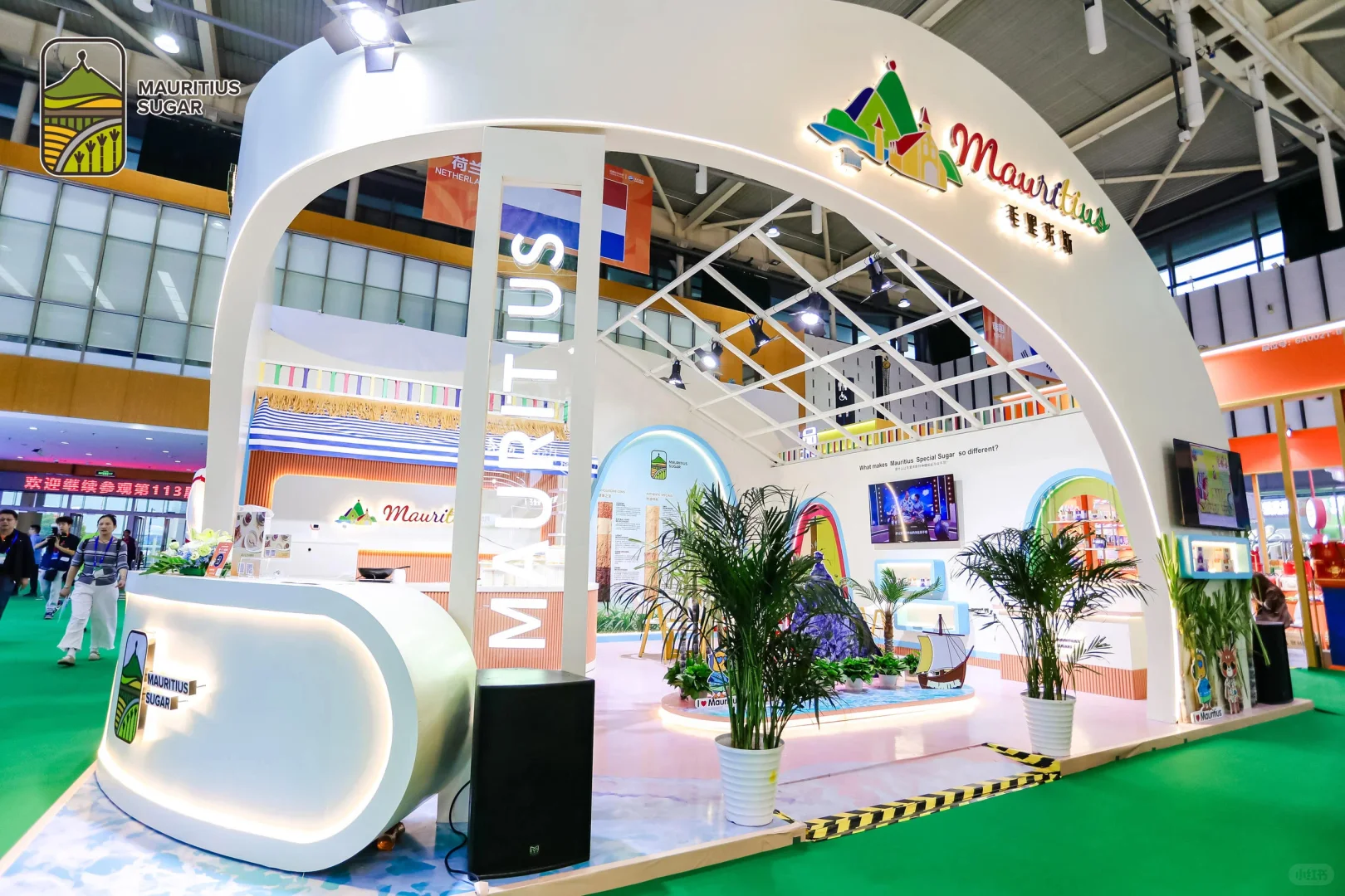 糖酒商品交易会‖毛里求斯展台‖合肥展陈