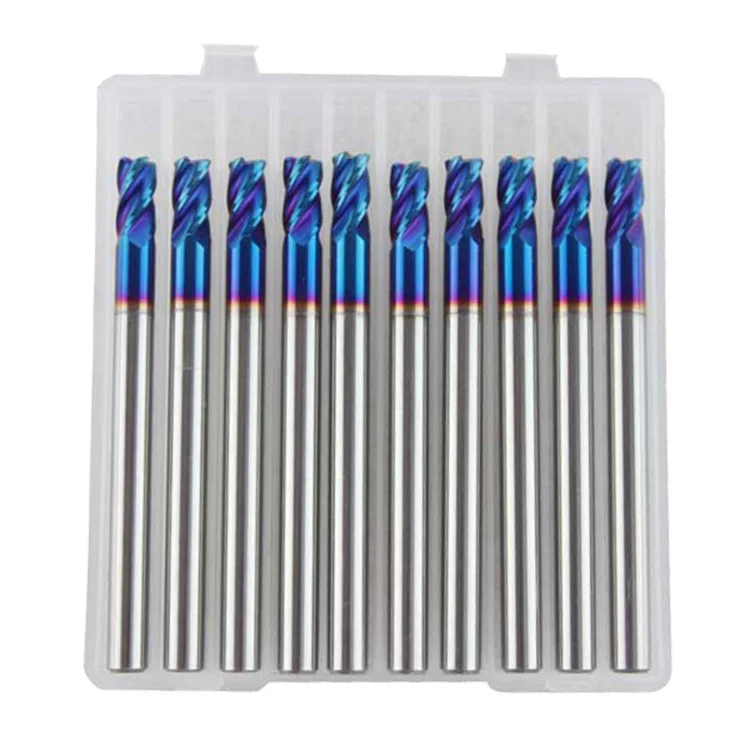 60度蓝纳米涂层铣刀！高效耐磨加工超丝滑