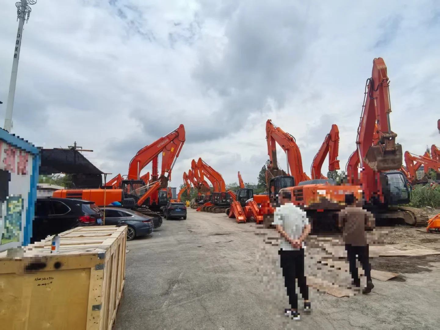 二手挖掘机出口终于被我搞定了