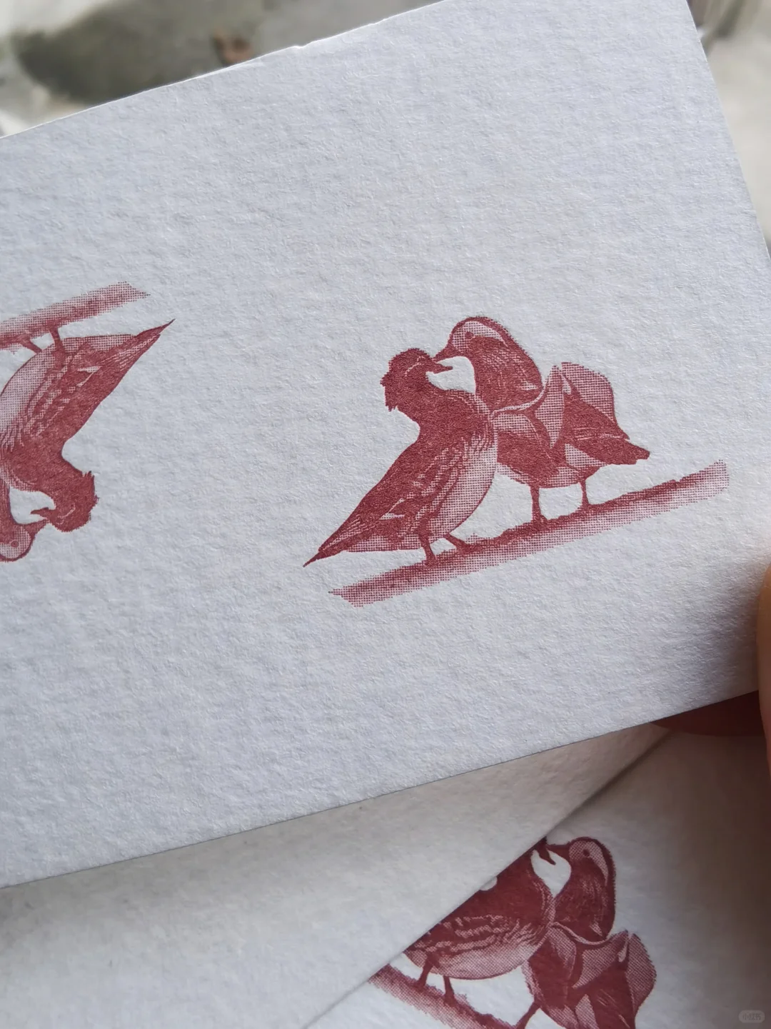 凸版印刷单色渐变网点呈现效果