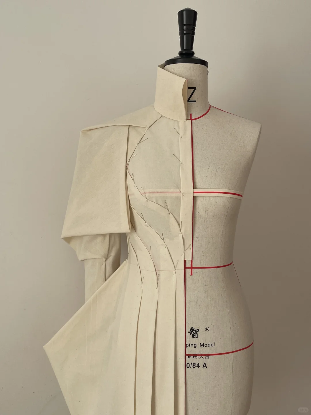 立裁分享 | 去感受纱线的力