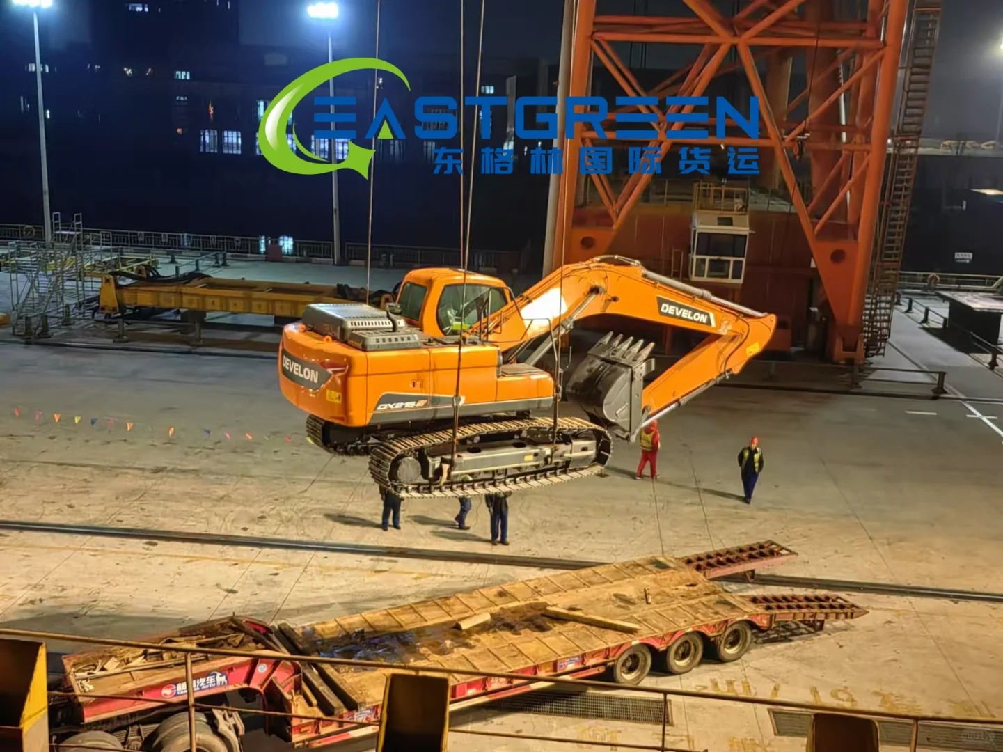 工程机械是怎么“坐船出海”的？