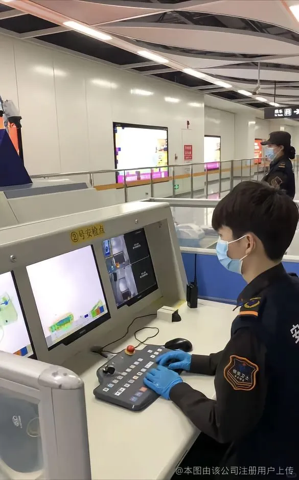 地铁安检之X光机里的三色原则,安检招人。