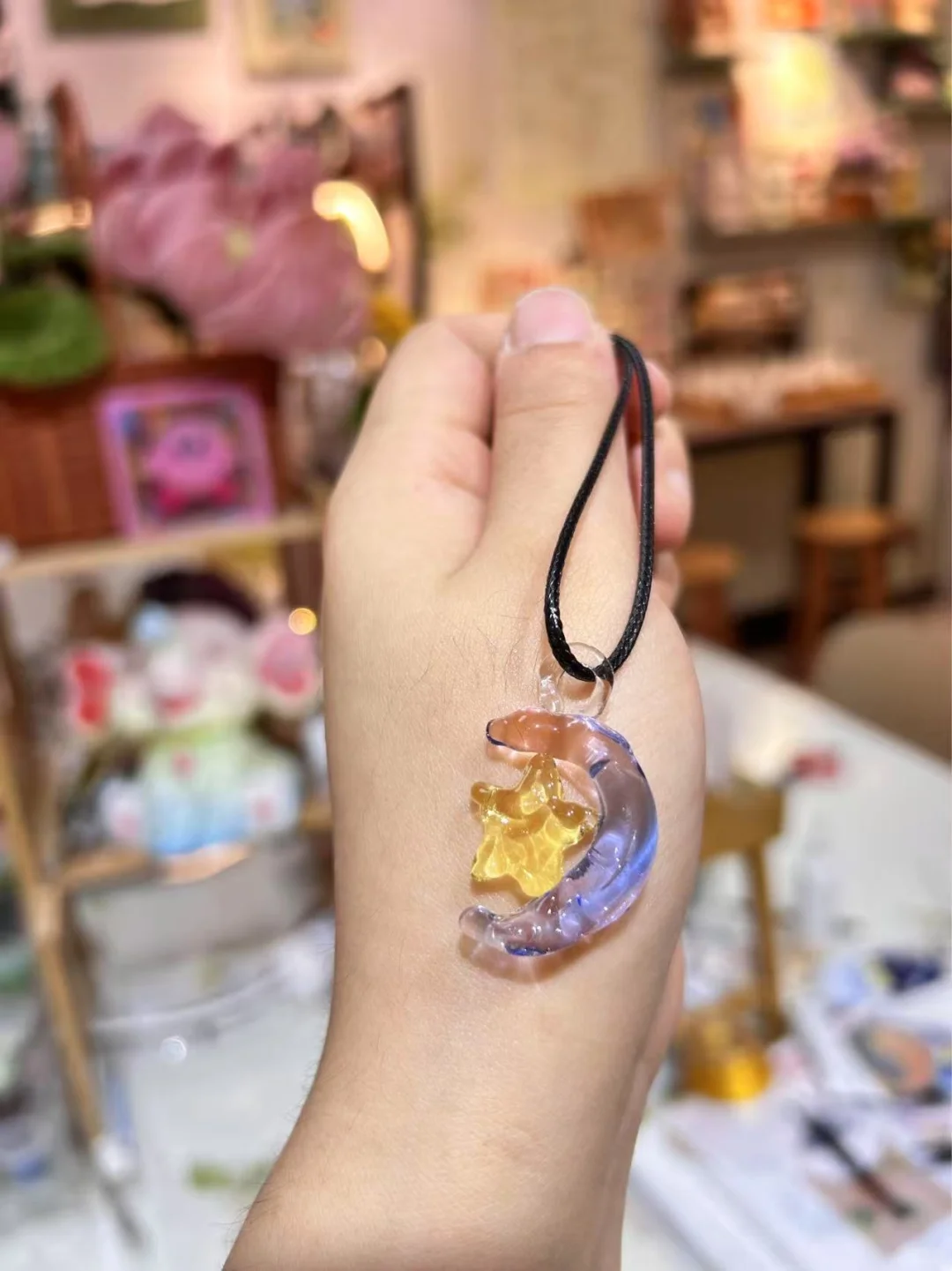 烧玻璃吊坠款～