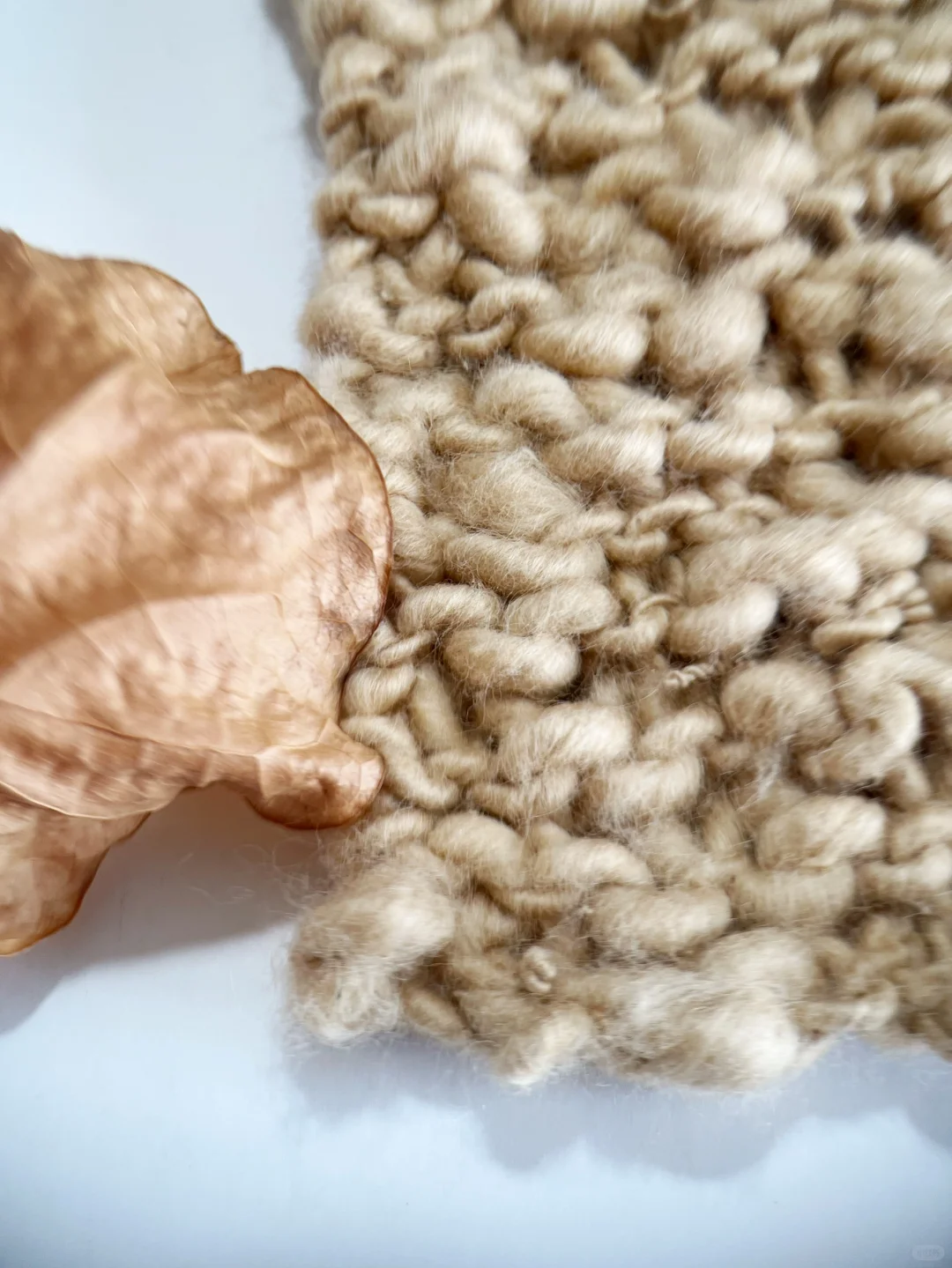 『零污染的天然彩棉手纺纱』温暖质朴的自然色