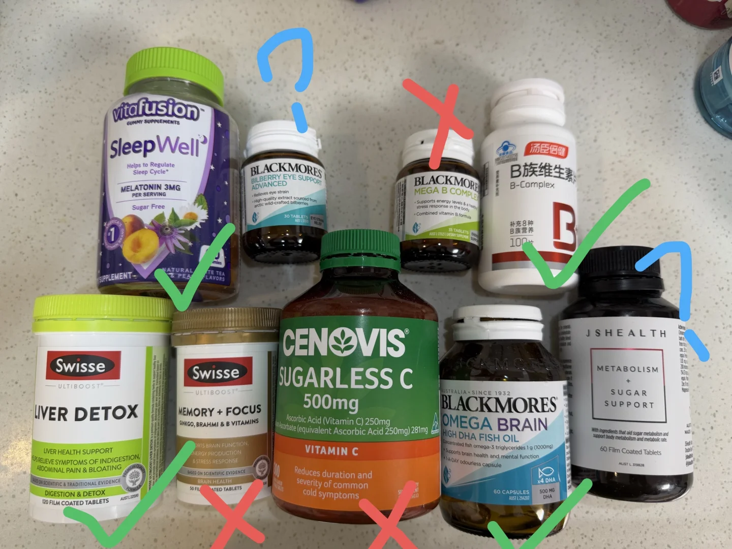 自用保健品记录?(褪黑素维B鱼油护肝片)