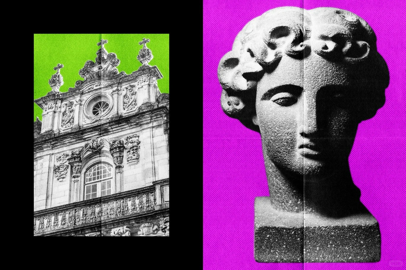 ?复古纸张折痕颗粒效果