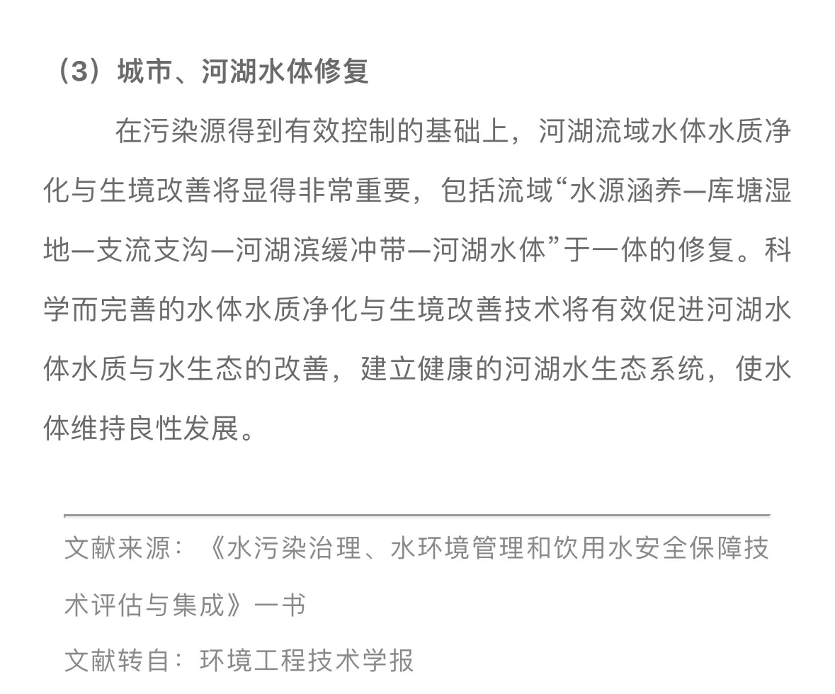 受损水体修复技术系统构建思路…..