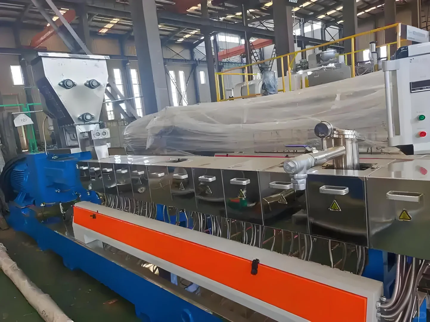 塑料厂求购单螺杆,双螺杆挤出机20台