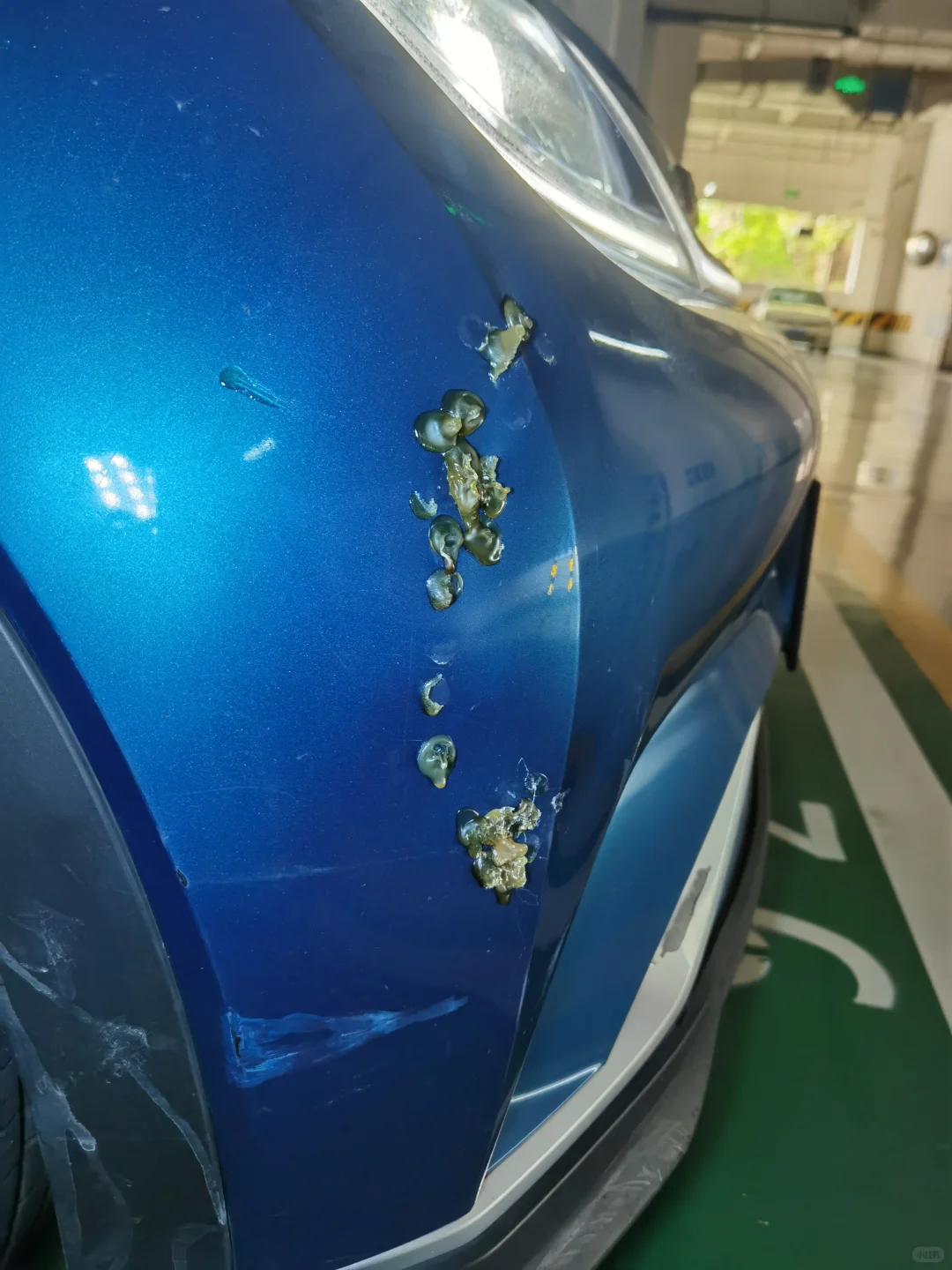 手动修复凹陷保险杠