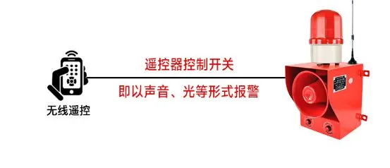 杭亚遥控声光报警器——校园安全的守护者