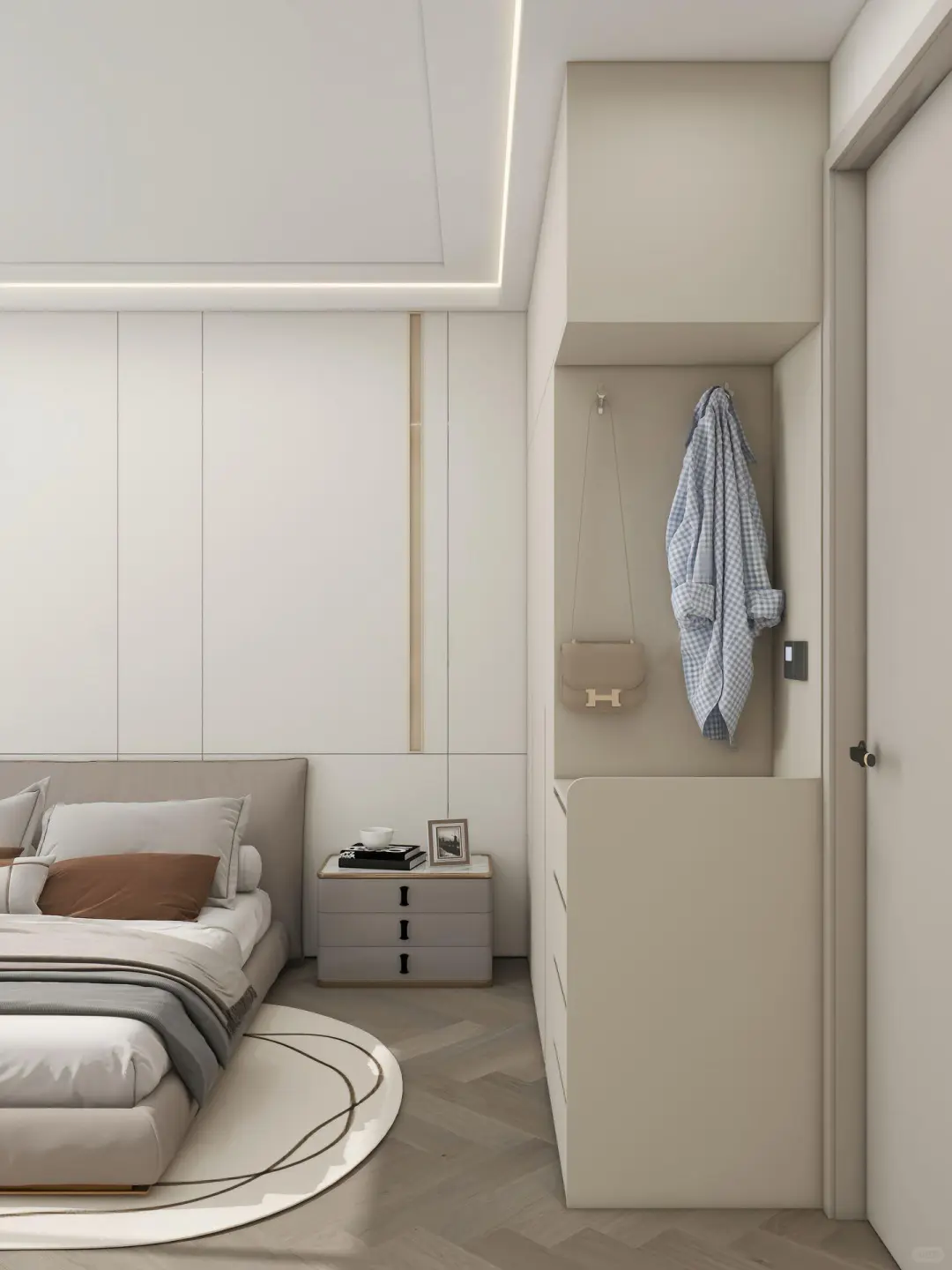 小红书抄作业成功的分段式衣柜！落地成功