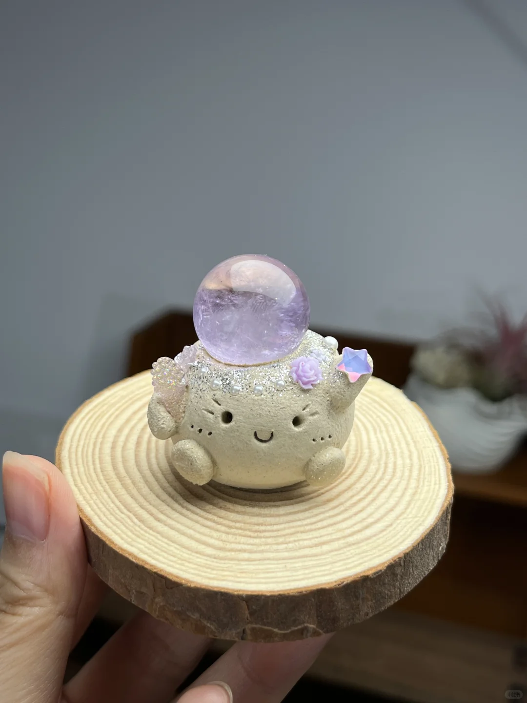 无聊?用石塑粘土做了个小东西