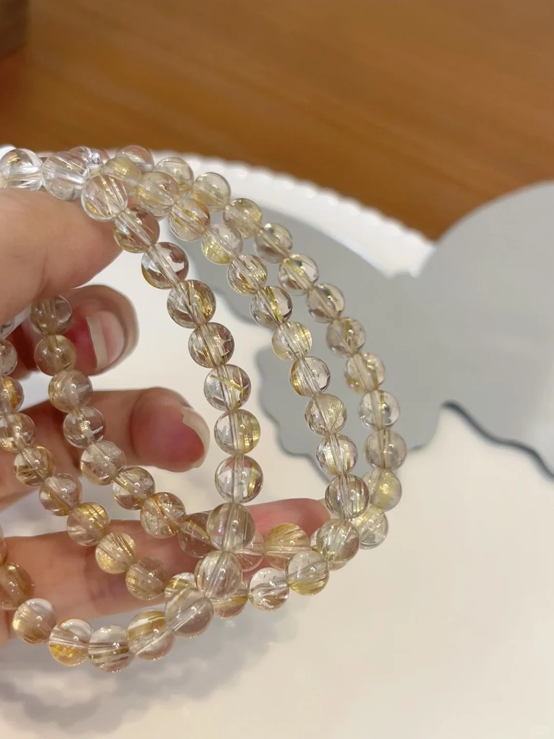 救命?这玻璃体金发晶太吸睛啦！