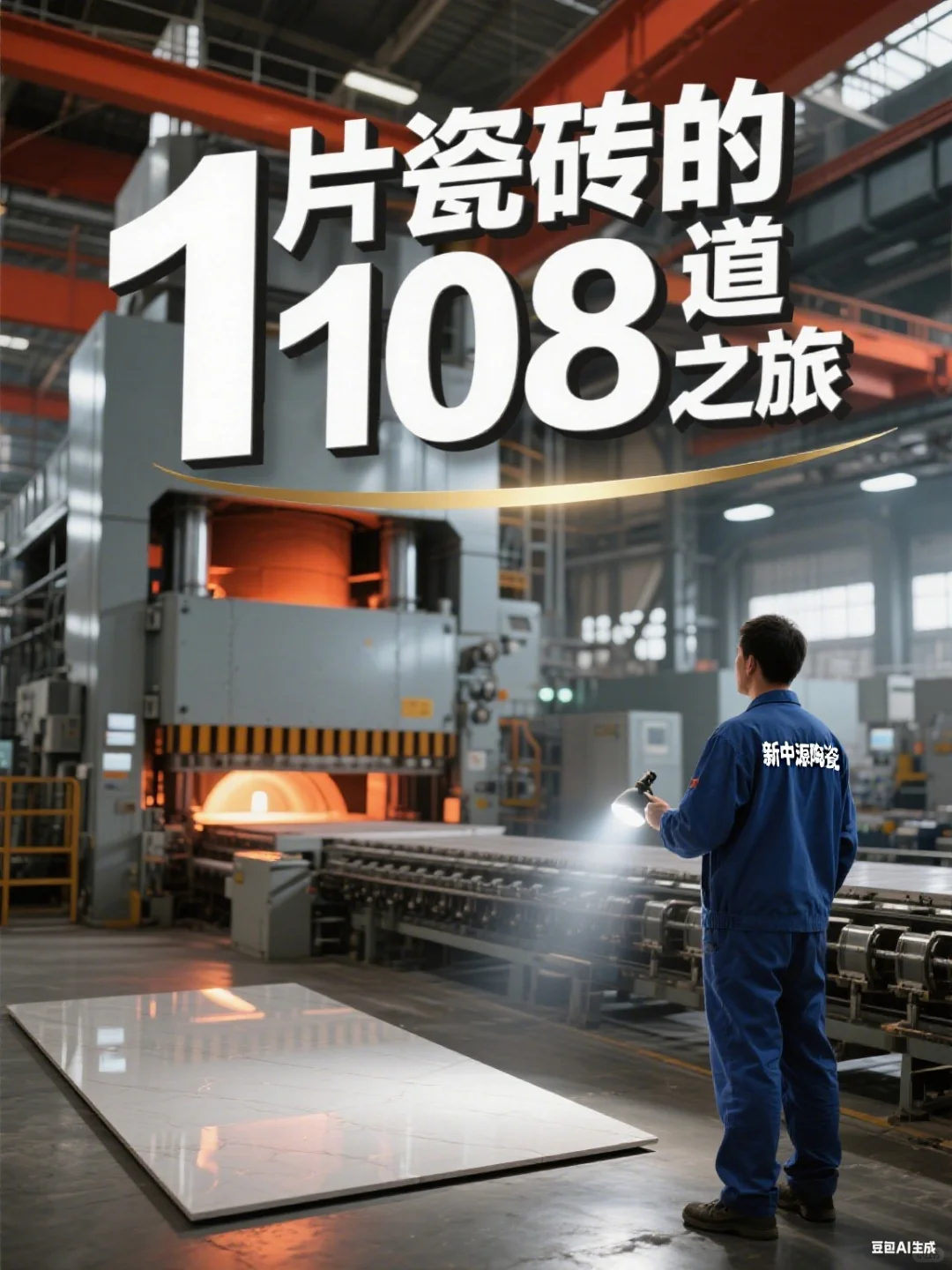 1片瓷砖的108道工序之旅！