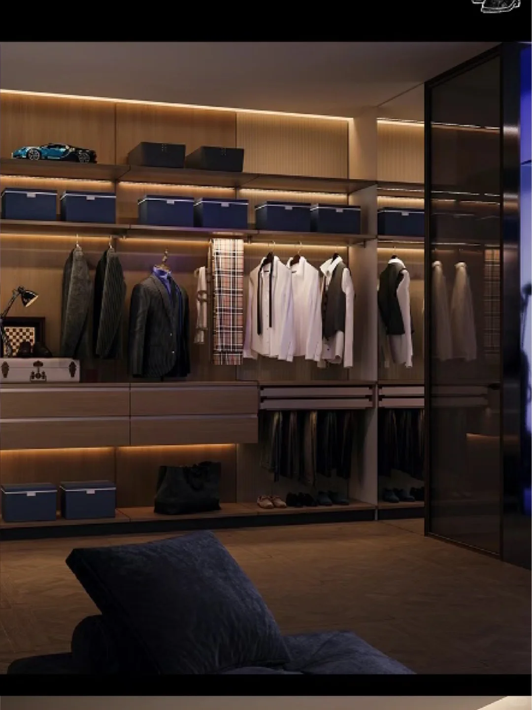 衣帽间天花板，抄作业啦