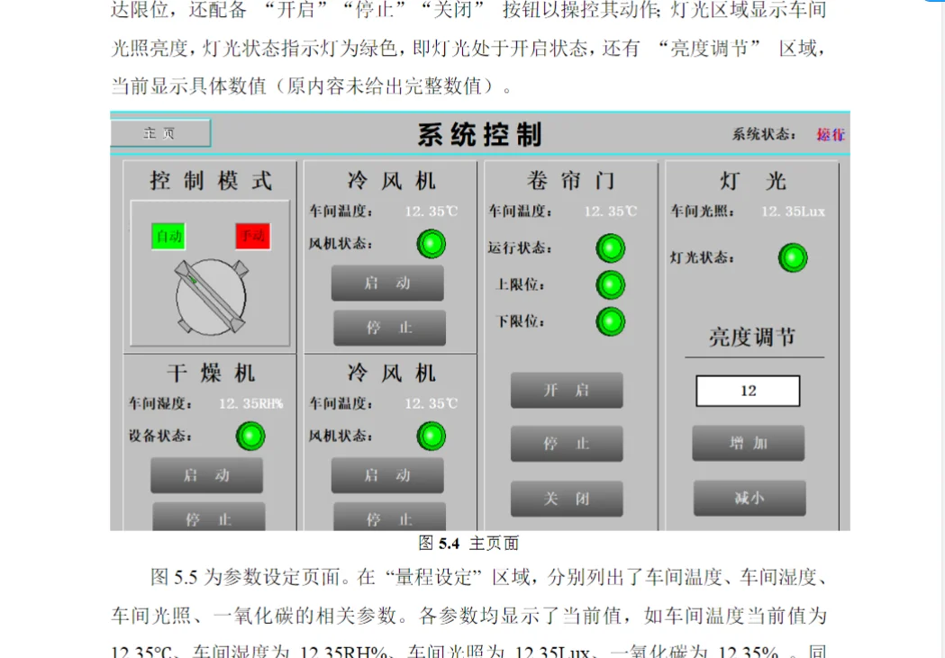 冶金车间环境监测控制系统设计