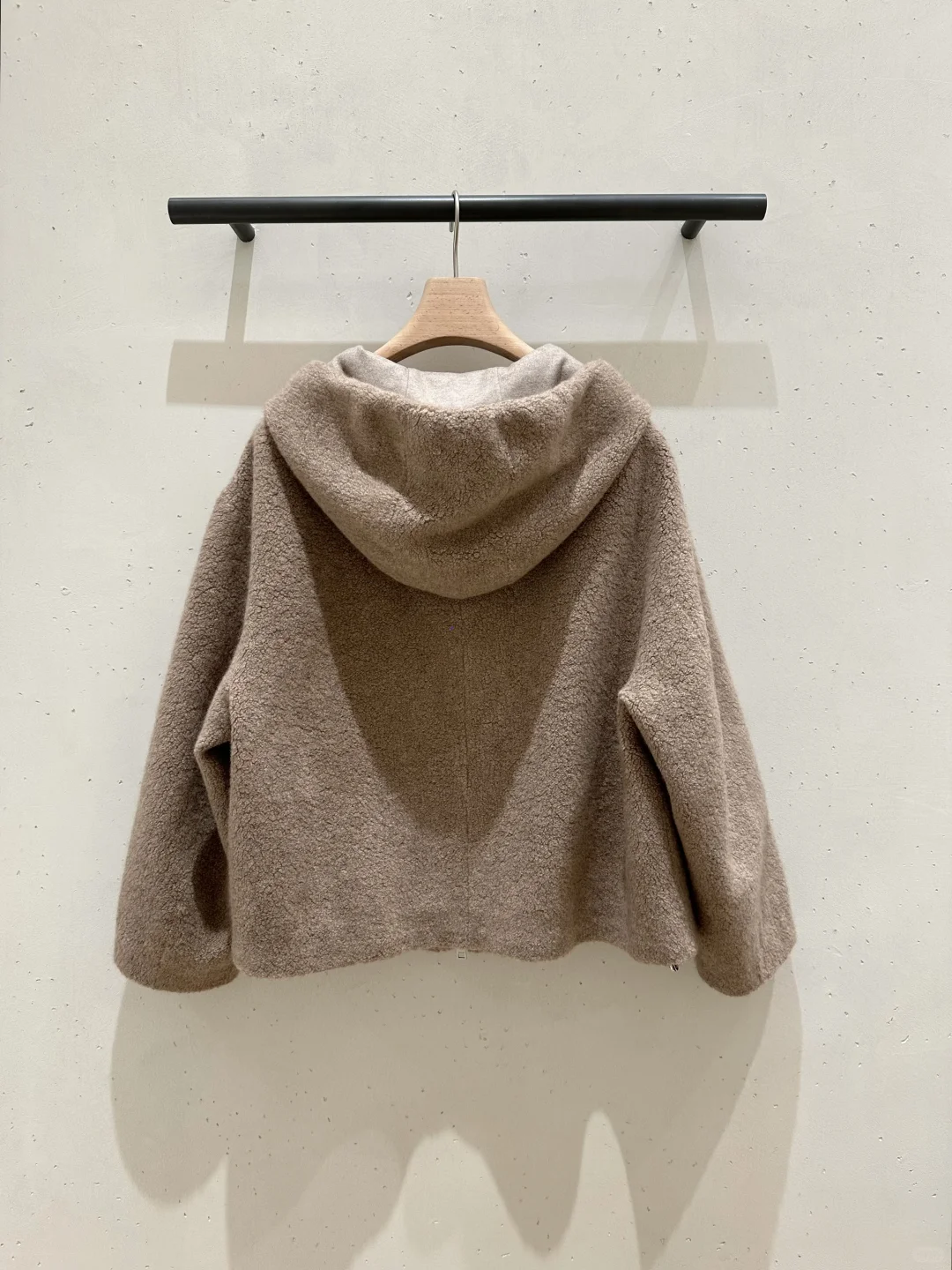 ERDOS羊绒泰迪连帽外套