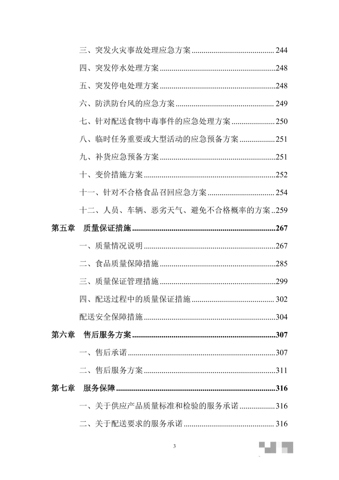 蔬菜采购运输服务投标方案（369页）