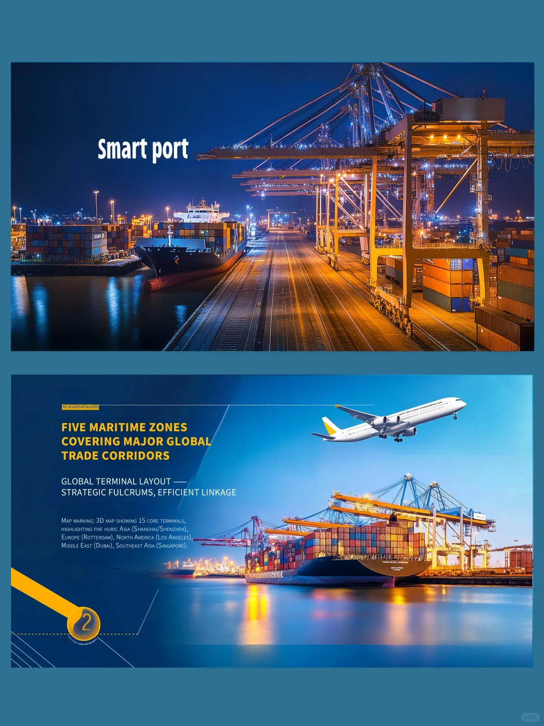 物流 PPT 不会做?4 大运输方式模板直接抄