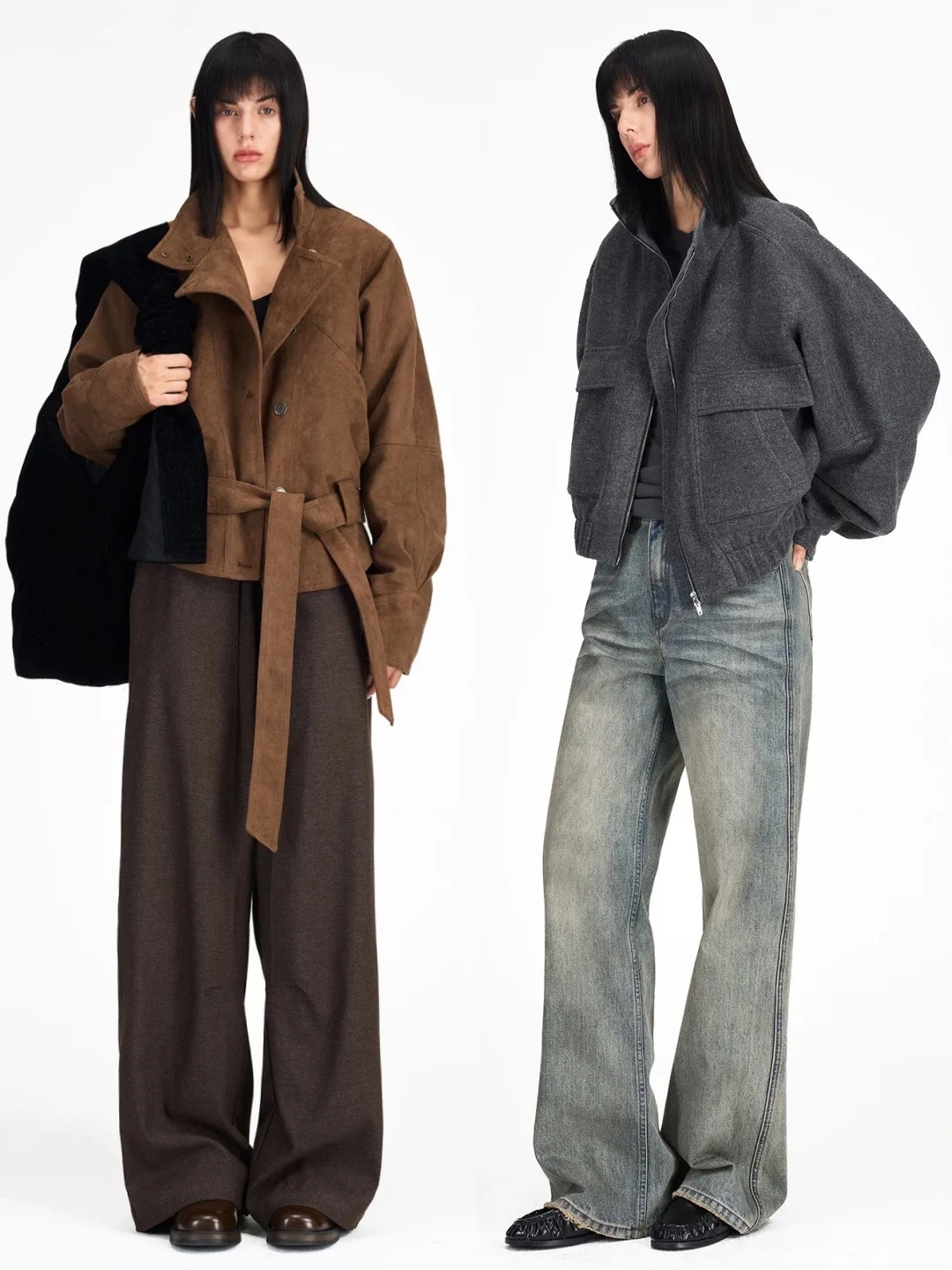 秋冬穿什么｜极简通勤轻工装松弛感穿搭