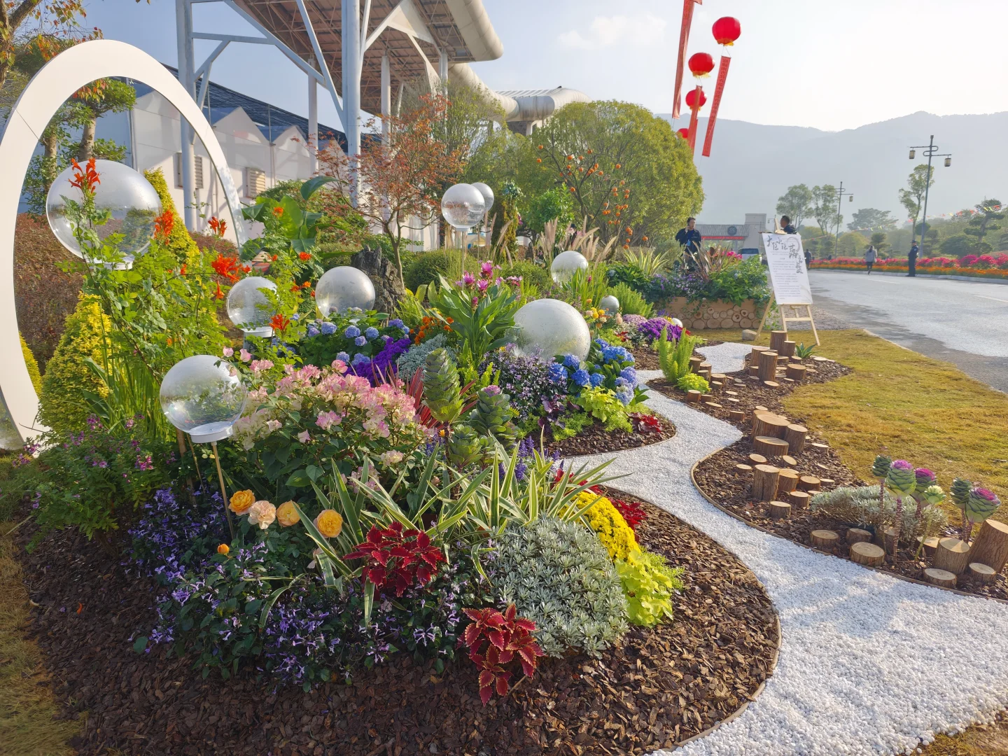 花境设计灵感来源于月落银！