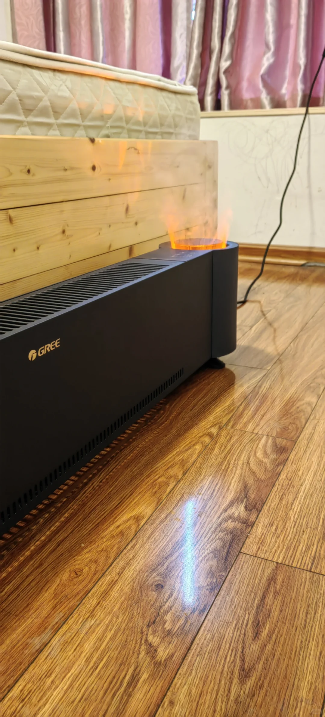 买的取暖器到货了，很暖和