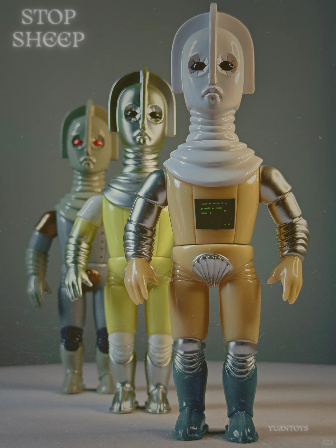 stop sheep sofubi 停止羊复古机器人们