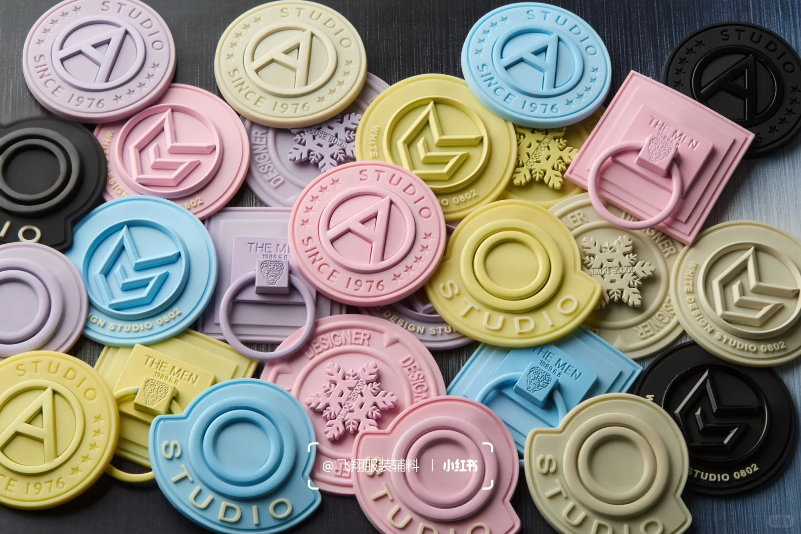 质感五金滴塑标重磅上线！缤纷色彩➕多样款式