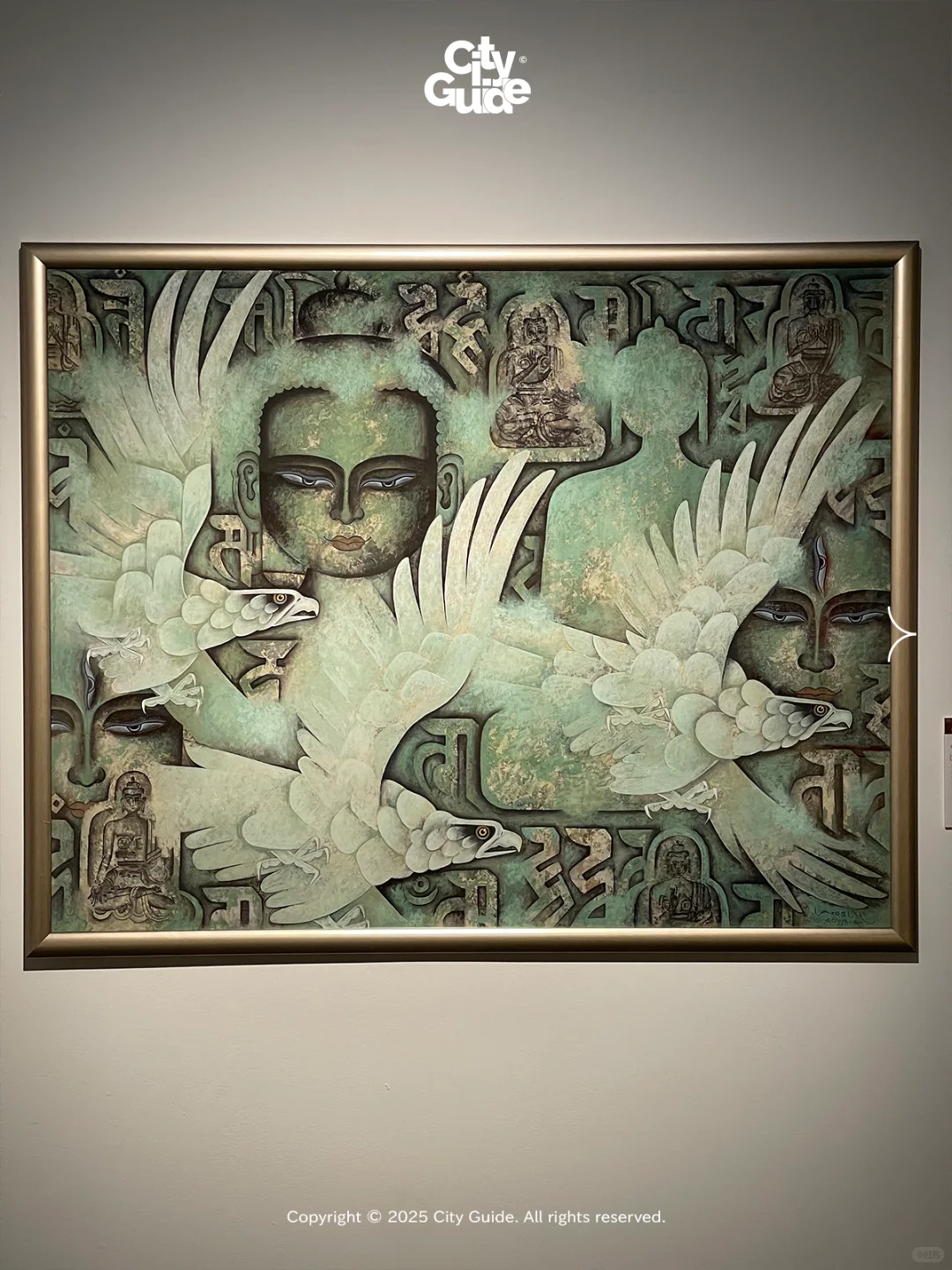 太震撼了!深圳最大规模黄金唐卡展!