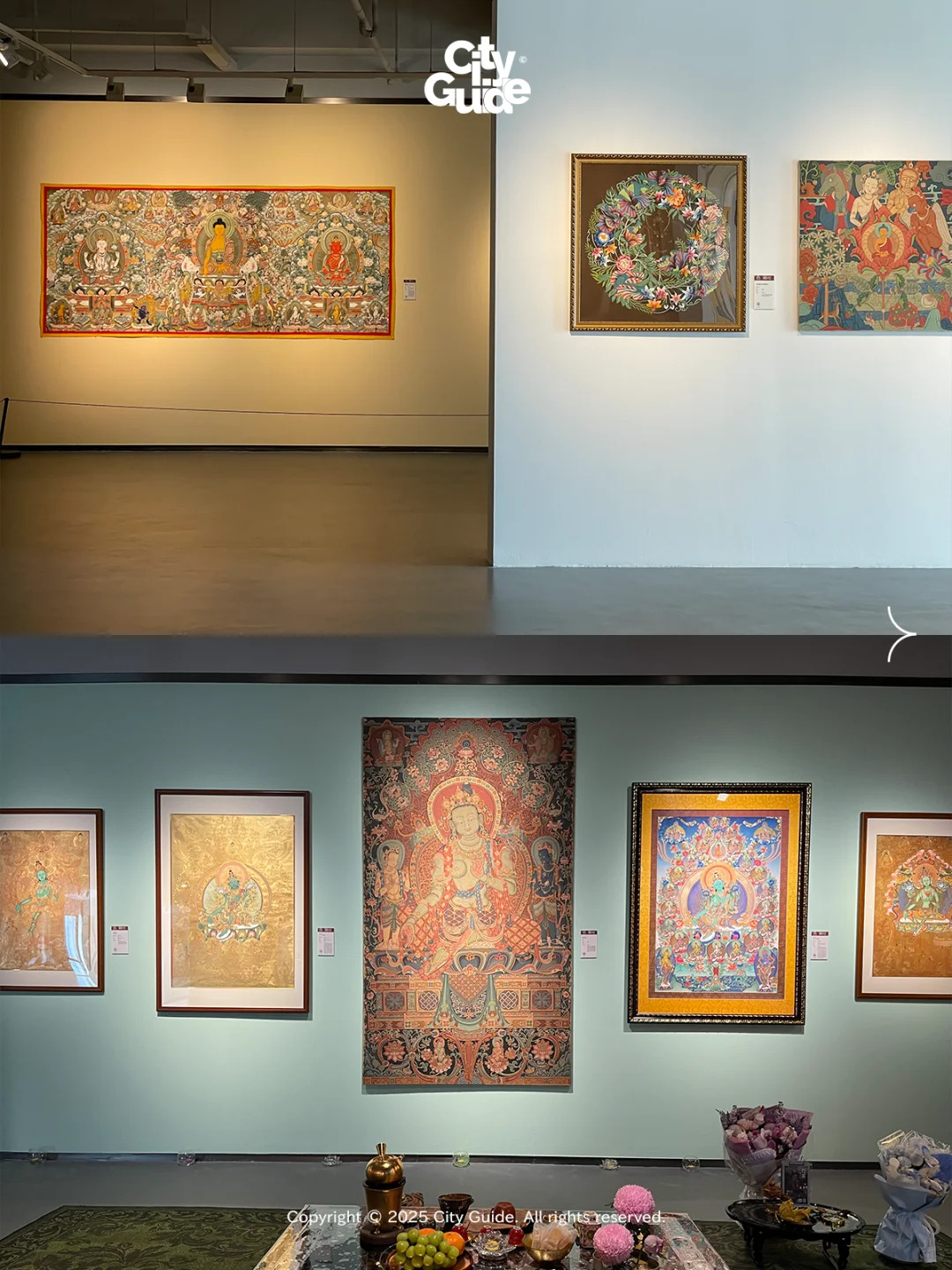 太震撼了!深圳最大规模黄金唐卡展!